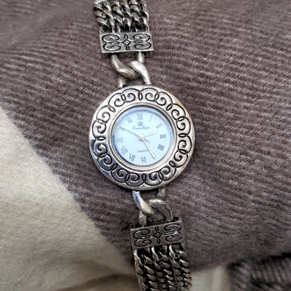 Premier Designs Women's Silver Chain Toggle Closure Watch - Picture 3 of 9